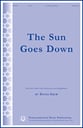 Sun Goes down SSA choral sheet music cover